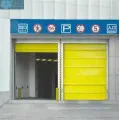 Puerta de alta velocidad apilada para el garaje